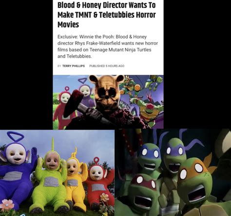 Teletubbies and Turtles Reacts Their Horror Films by Collegeman1998 on DeviantArt