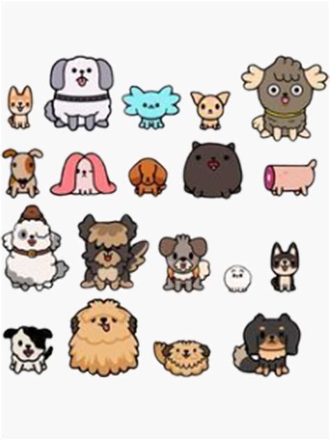 "Toca Pets Sticker Set" Sticker for Sale by NathalieRached | Redbubble