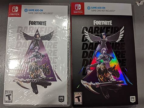 Fortnite: Darkfire Bundle comes in a cardboard sleeve | The GoNintendo Archives | GoNintendo