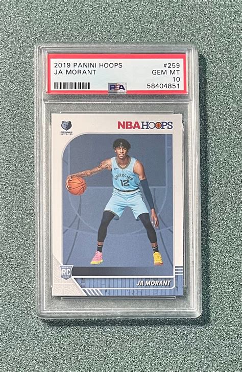 2019 Panini Hoops Ja Morant Rookie Card PSA 10 Gem Mint | Etsy