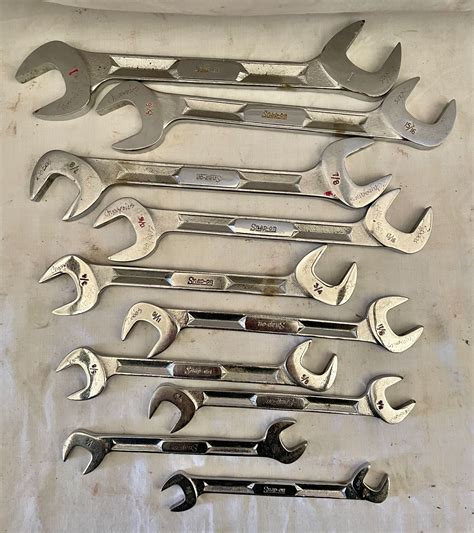 LOT OF 10 SNAP-ON WRENCHES