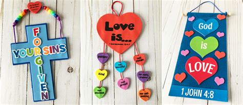 God is LOVE Sunday School Craft Ideas | Fun365