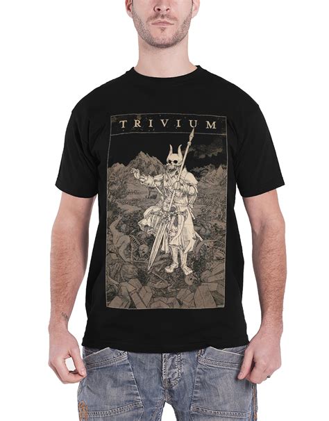 Trivium T Shirt Silence in the Snow In waves band logo Tour new Official Mens