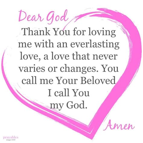 Prayer: God's Love - Prayables