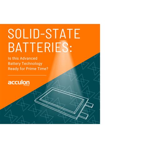 Solid-State Batteries: Is This Advanced Battery Technology Ready for ...