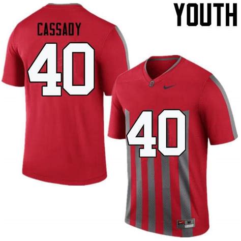 Men's Nike Ohio State Buckeyes Howard Cassady #40 College Name-Number ...