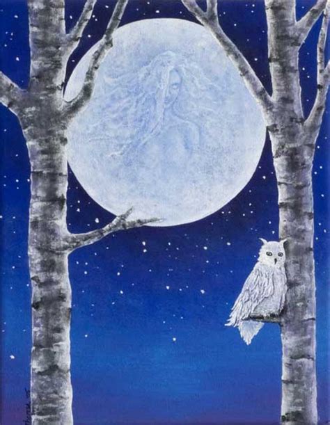 "Owl Moon" Fine Art Print - Owl's Flight Art by Theresa Stahl