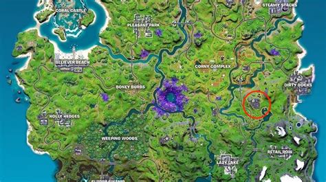 Fortnite Map Season 7 Snowfall