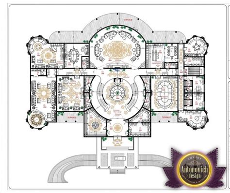 Luxury House Plan 5 by Antonovich Designs | Luxury floor plans, Luxury ...