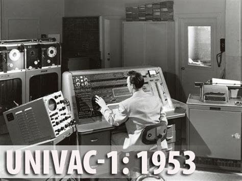 2-UNIVAC I (UNIVersal Automatic Computer I) il primo computer ...