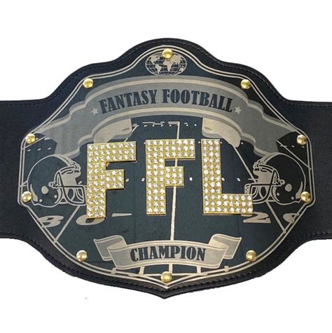 Bling Football Championship Belt Trophy - Custom – Undisputed Belts