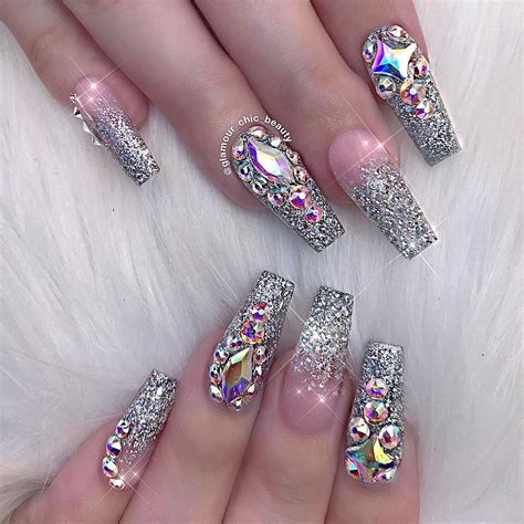 Pin by Angela on и α ι ℓ ѕ | Luxury nails design, Bling nails, Coffin ...