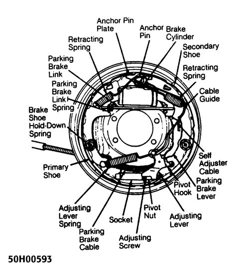 2003 ford ranger rear brake diagram