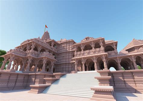 ram mandir 3D HD wallaper jai shri ram ~ raghav editor