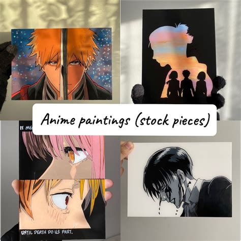 Anime Acrylic Painting on Acrylic Sheet 5 X 7 Inches Stock - Etsy