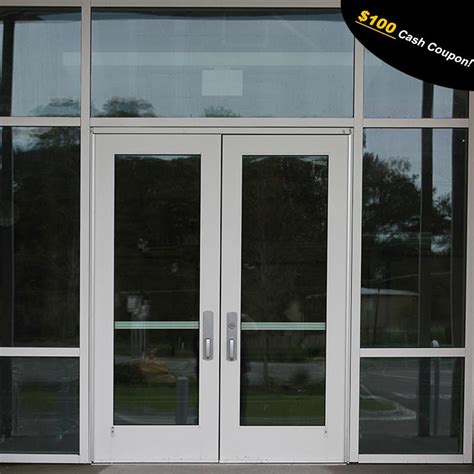 Tempered glass doors and windows for buildings,office,store front,commercial door A-030 - Euro ...