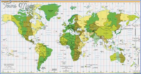 New Zealand Time Zone Map - ToursMaps.com