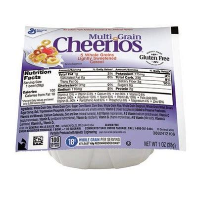 Multigrain Cheerios Cereal Bowls 96/case