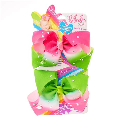 JoJo Siwa™ Small Watermelon Rhinestone Bestie Hair Bows | Claire's US