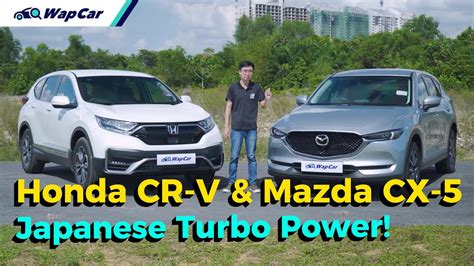 2021 Honda CR-V vs Mazda CX-5 Turbo SUV Comparison Review, Family ...