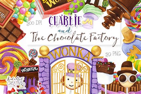 Charlie The Chocolate Factory Clipart Pack | lupon.gov.ph