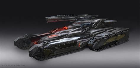 Sci-Fi Tank Concept by Max-Gavr on DeviantArt