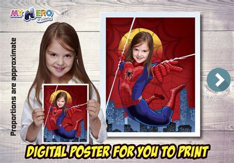 Spider Woman Poster. Spider Woman Decoration.