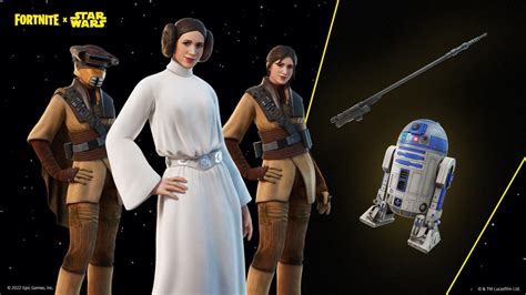 The latest 'Fortnite' Star Wars characters are Luke, Leia and Han