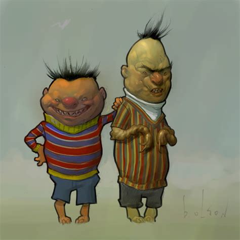 ArtStation - Bert and Ernie