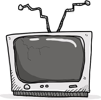 Broken Tv Stock Illustration - Download Image Now - 2015, Arts Culture and Entertainment ...