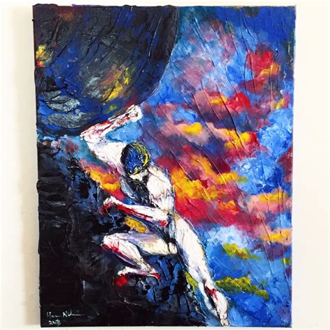 Sisyphus Painting 16x20 Acrylic | Painting, Sisyphus painting, Art