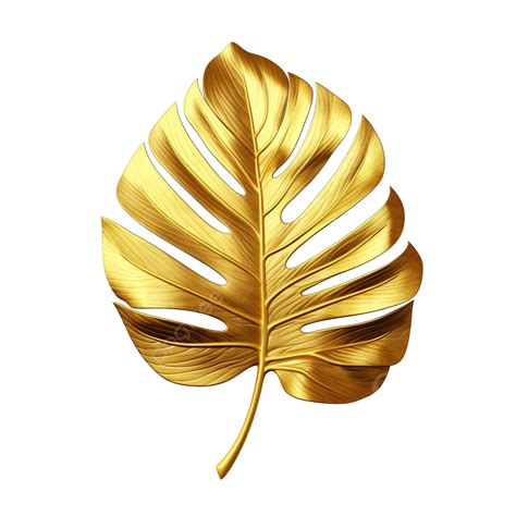 Golden Tropical Leaf Png, Leaf, Gold, Gold Leaf PNG Transparent Image and Clipart for Free Download