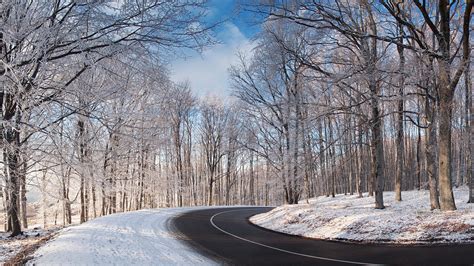 Free Winter Road wallpaper | 1920x1080 | #35001