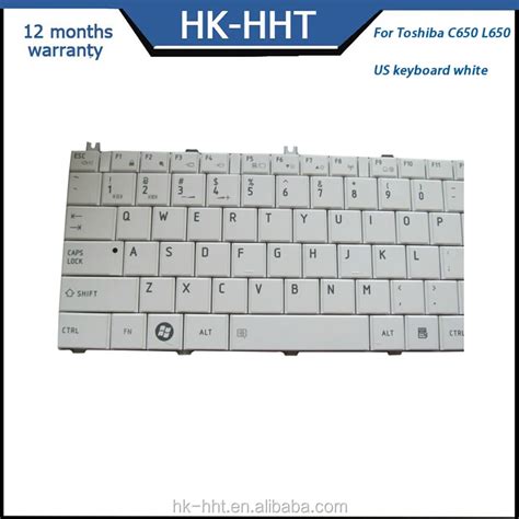 Us White Keyboard For Toshiba Satellite C650 C655 C660 L670 L755 L770 ...