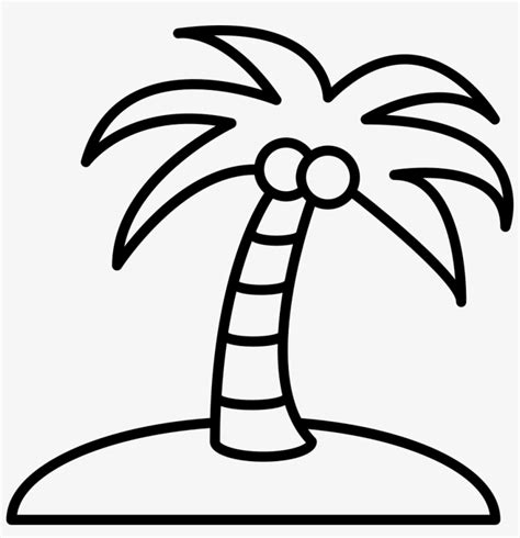 Palm Tree Drawing Outline - DRAWING IDEAS