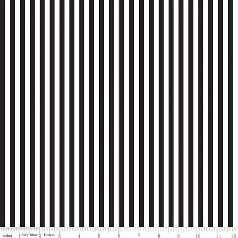 1/4 BLACK and WHITE Stripe Fabric by Riley Blake Designs - Etsy