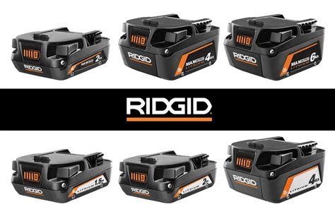 Ridgid Ridgid 18-volt Lithium-ion Battery And Charger Starter Kit, (2) Ah Battery And Charger ...