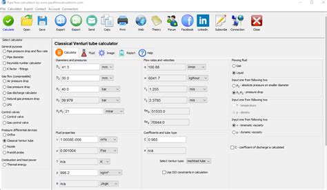 Venturi effect calculator - Advanced Engineering Solutions