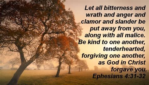 Verse of the Day - Ephesians 4:31-32 KJV - Highland Park Baptist Church - Lenoir City, Tennessee