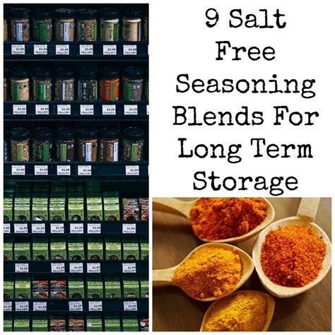 9 Salt Free Seasoning Blends For Long Term Storage - Backdoor Survival