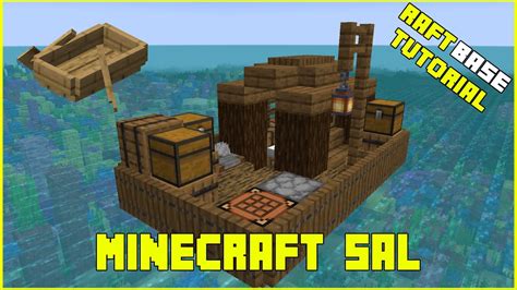 Minecraft Sal Nasıl Yapılır ? l Minecraft Raft Base Tutorial #shorts - YouTube