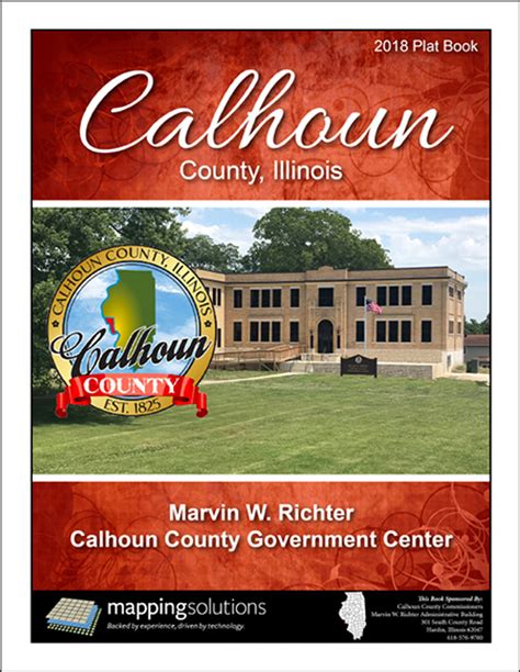 Calhoun County Illinois 2018 Plat Book, Calhoun County Illinois Plat Map, Plat Book, GIS Parcel ...