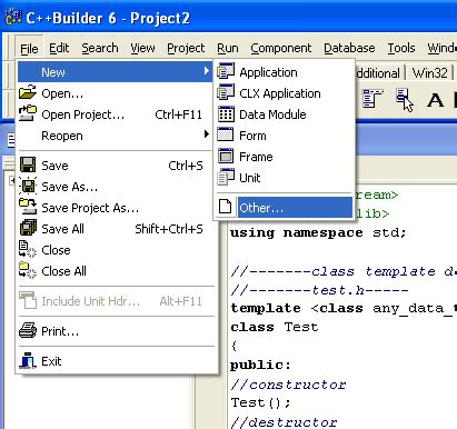 Tutorial on how to use Borland C++ IDE to compile, link and execute an empty win32 console mode ...