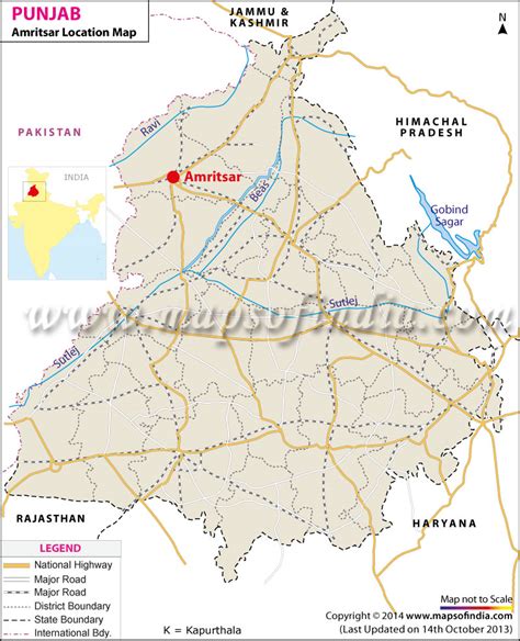 Amritsar On India Political Map - Uf Calendar Spring 2024