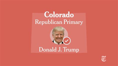 Colorado Republican Presidential Primary Election Results 2024 - The ...