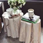 Silver Tree Trunk Coffee Table | Coffee Table Design Ideas