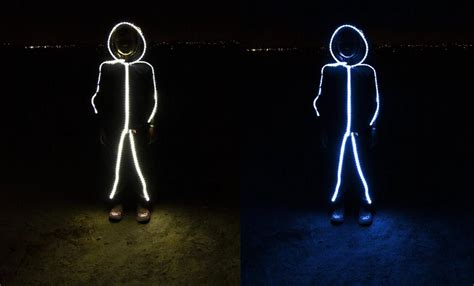 This Company Makes LED Halloween Costumes That Turn You Into a Stick Figure