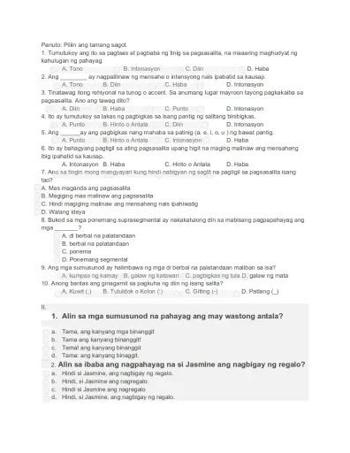 Quiz Ponema Interactive Worksheet – Edform