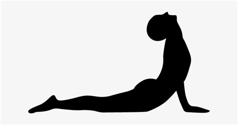 Cobra Pose - Cobra Pose Yoga Silhouette , transparent png download | Cobra pose yoga, Cobra pose ...