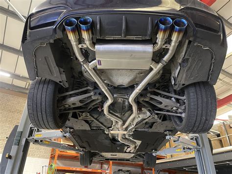 Garage Whifbitz titanium BMW M4 exhaust fitted! - Garage Whifbitz